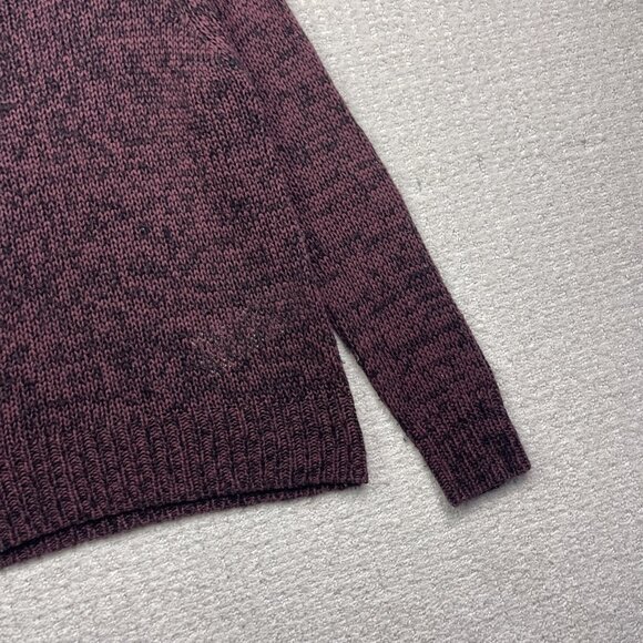 JDY Jacqueline De young Crochet knitted long sleeve Wine Red Jumper Women Sz M - Picture 3 of 14